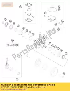 ktm 77530018000 albero motore cpl. - Il fondo