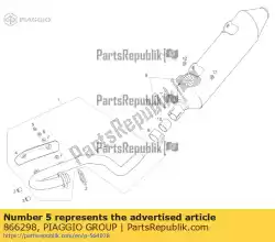 Tutaj możesz zamówić torn. Exag. 5m80x10 inox ecofix od Piaggio Group , z numerem części 866298: