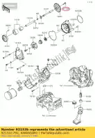 921531792, Kawasaki, bullone, presa, 6x22 kawasaki zx6r ninja r p zx 6r abs kle650 versys 650 650l lams zx600 zx636 636 se 600 , Nuovo