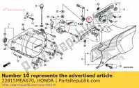 22815MEA670, Honda, mola, alavanca da embreagem honda  vt vtx 1300 2003 2004 2005 2006 2007 2010 2013 2017, Novo