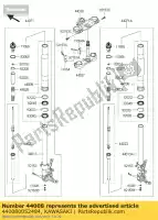 440080052484, Kawasaki, forcella-tubo esterno, dorato kawasaki zzr performance sport f  zx1400 e zzr1400 abs 1400 , Nuovo