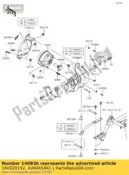 Ici, vous pouvez commander le couvercle, lampe frontale rr, lh kvf750gc auprès de Kawasaki , avec le numéro de pièce 140920192: