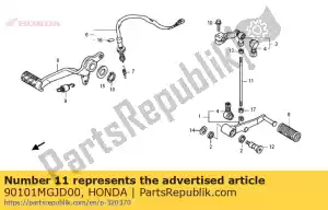 Honda 90101MGJD00 parafuso, tirante - Lado inferior