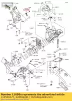 110560477, Kawasaki, staffa ej800abf kawasaki  w 800 2011 2012 2013 2014 2016 2018, Nuovo