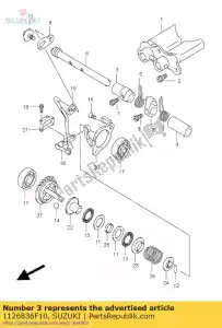 suzuki 1126836F10 distanziatore, scarico - Il fondo