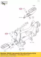 920431643, Kawasaki, broche, 10x37,5 kawasaki kx  a w b d c monster energy 85 ii kx80 sw lw kx65 kx85 klx140l klx140 big wheel kx85ii klx140r 65 80 140 , Nouveau