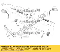 GU05603331, Piaggio Group, gasklep cpl. aprilia moto-guzzi  bellagio breva v ie griso griso s e griso v ie rsv rsv4 sport zd4rkl00zd4rkl01 zgulsg01 zgulsu02 850 940 1000 1100 1200 2005 2006 2007 2008 2009 2010 2011 2012 2013 2015 2016 2017, Nieuw