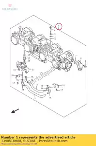 suzuki 1340518H00 corpo farfallato - Il fondo