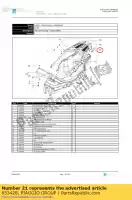 653428, Piaggio Group, Bufor ochronny gilera piaggio fuoco mp mp3 runner zapm46301 125 200 500 2005 2006 2007 2008 2009 2010 2011 2013 2016 2017, Nowy