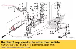 Aquí puede pedir comp. De arranque de Honda , con el número de pieza 45504MCF006: