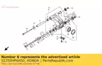 52250HP6A00, Honda, knuckle assy., l. rr. honda trx 700 2008 2009 2011, Novo