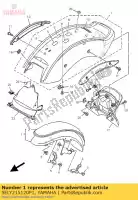 5ELY215120P1, Yamaha, garde-boue avant comp. yamaha xvs dragstar 1100, Nouveau