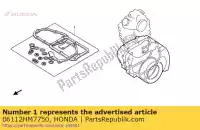 06112HM7750, Honda, gasket kit b honda trx400fw fourtrax foreman 400 , New