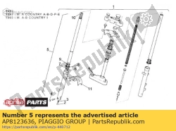 Aprilia AP8123636, Przedni widelec, OEM: Aprilia AP8123636