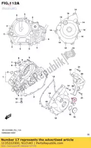 suzuki 1135222J00 plug, top - Lado inferior