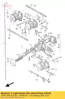 2MH149031000, Yamaha, carburetor assy 3 yamaha fz genesis 750, New