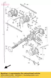 Here you can order the carburetor assy 3 from Yamaha, with part number 2MH149031000: