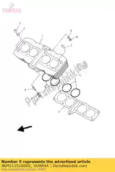 Qui puoi ordinare guarnizione, cilindro da Yamaha , con numero parte 4KM113510000: