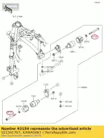 921541767, Kawasaki, boulon ex300aff kawasaki  ninja z 300 400 2015 2016 2017 2018 2019 2020 2021, Nouveau