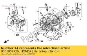 honda 9805959926 plug, spark (u27fer9) (denso) - Il fondo