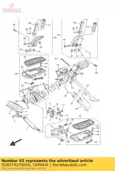 schacht van Yamaha, met onderdeel nummer 3D8274270000, bestel je hier online: