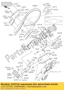 kawasaki 132710705 p?yta, przednia szyba, prawa strona, oute vn200 - Dół