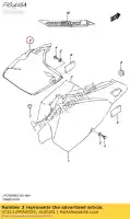 4721129FA0019, Suzuki, cubierta, marco, lh ( suzuki dr z400s z400sm drz400sm 400 , Nuevo