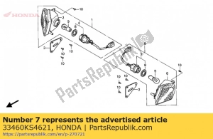 Honda 33460KS4621 socket comp.,l.fr - Bottom side