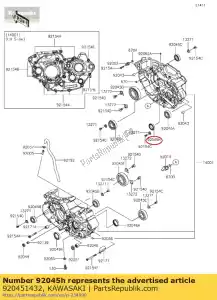 kawasaki 920451432 ?o?ysko kulkowe, 6805jrz kx65-a3 - Dół