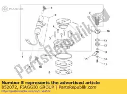 Ici, vous pouvez commander le interrupteur principal - antivol de direction auprès de Piaggio Group , avec le numéro de pièce 852072: