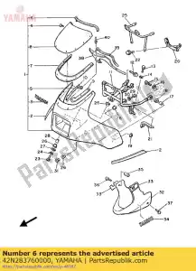 Yamaha 42N283760000 trim - Bottom side