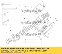 Aprilia 898056, Collettore di aspirazione, OEM: Aprilia 898056