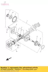 Here you can order the crankshaft assy from Yamaha, with part number 2CMWE1400000: