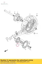 Here you can order the drum comp,rear from Suzuki, with part number 6461044G00: