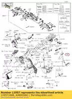 110571688, Kawasaki, 01 beugel, relaiskast kawasaki klz1000 versys 1000 se s , Nieuw