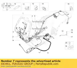 Ici, vous pouvez commander le porte-fusible auprès de Piaggio Group , avec le numéro de pièce 643461: