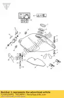 T2400209FE, Triumph, kit de pièces de rechange, réservoir de carburant, jaune triumph speed triple speed triple 210445 > 461331 1050 2005 2006 2007 2008 2009 2010 2011 2012, Nouveau