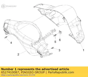 Piaggio Group 6527410087 przednia os?ona kierownicy - Dół