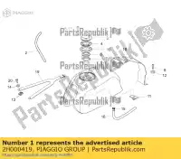 2H000419, Piaggio Group, tanque de combustible de cromo moto-guzzi v zgulw300;zgulwuc2;zgulw3004; 750 2014 2015 2016, Nuevo