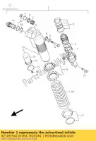 6210035G10163, Suzuki, Assorbitore assy, ??r suzuki rm z 450 2005, Nuovo