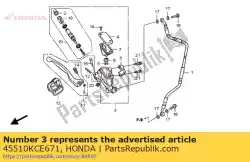 Tutaj możesz zamówić zespó? Cylindra, fr. B od Honda , z numerem części 45510KCE671: