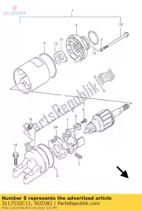 suzuki 3117532C11 cornice, comu-end - Il fondo