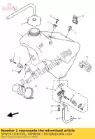 5MV241100100, Yamaha, réservoir de carburant comp. yamaha wr yz 125 250 1996 1997 1998 1999 2000 2001, Nouveau