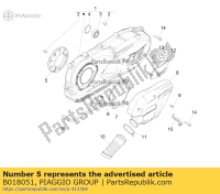 B018051, Aprilia, interner abstandshalter, Neu