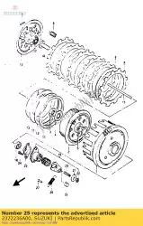 Here you can order the hook,cl. Release from Suzuki, with part number 2322236A00: