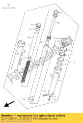 Qui puoi ordinare tubo esterno, l da Suzuki , con numero parte 5114026F01: