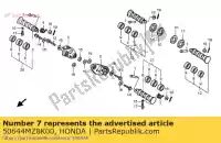 50644MZ8K00, Honda, primavera, l. ritorno passo honda vt 600 1998 1999, Nuovo