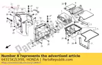 64315KZL950, Honda, lid,r battery honda nsc502wh 502 , New