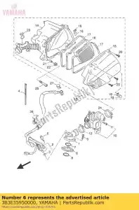 yamaha 3B3E35950000 découper - La partie au fond