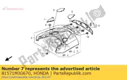 Here you can order the mat,cover end rr from Honda, with part number 81571MJG670: